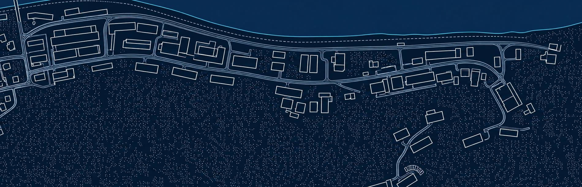 Linková mapa areálu výzkumných ústavů v Řeži s vyznačením obou tras